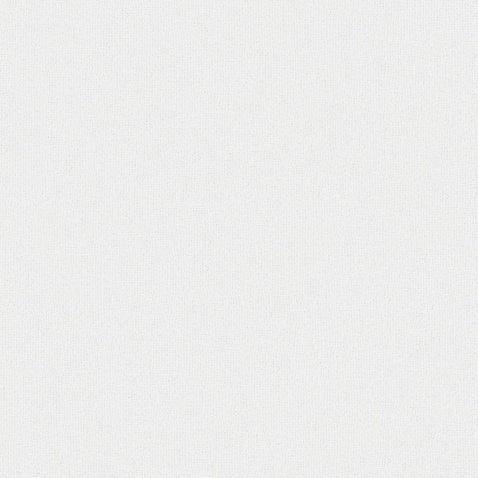 Vienkrāsainas tapetes ar lina izskatu: baltā krāsā, AS 390392 AS Creation