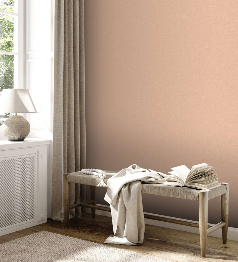 Plain wallpapers with linen look: brown shades, 1372373 AS Creation
