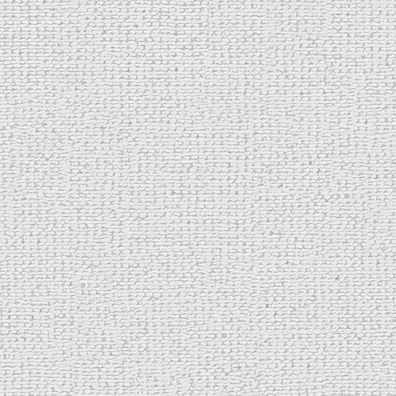 Plain wallpapers with linen look: light grey, 1372367 AS Creation