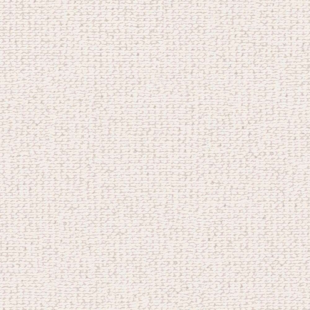 Vienkrāsainas tapetes ar lina izskatu: krēmkrāsā, AS 390393 AS Creation