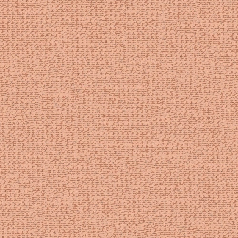 Plain wallpapers with linen look: orange, 1372374 AS Creation