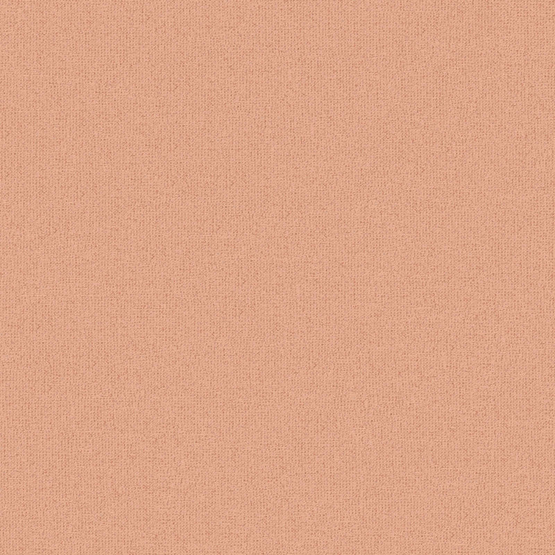 Plain wallpapers with linen look: orange, 1372374 AS Creation