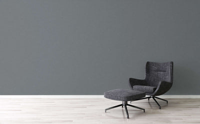 Plain wallpapers with linen look: dark grey, 1372401 AS Creation