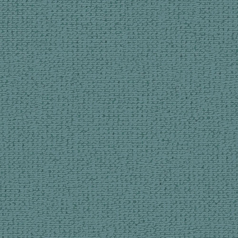 Plain wallpapers with linen look: dark green, 1372377 AS Creation