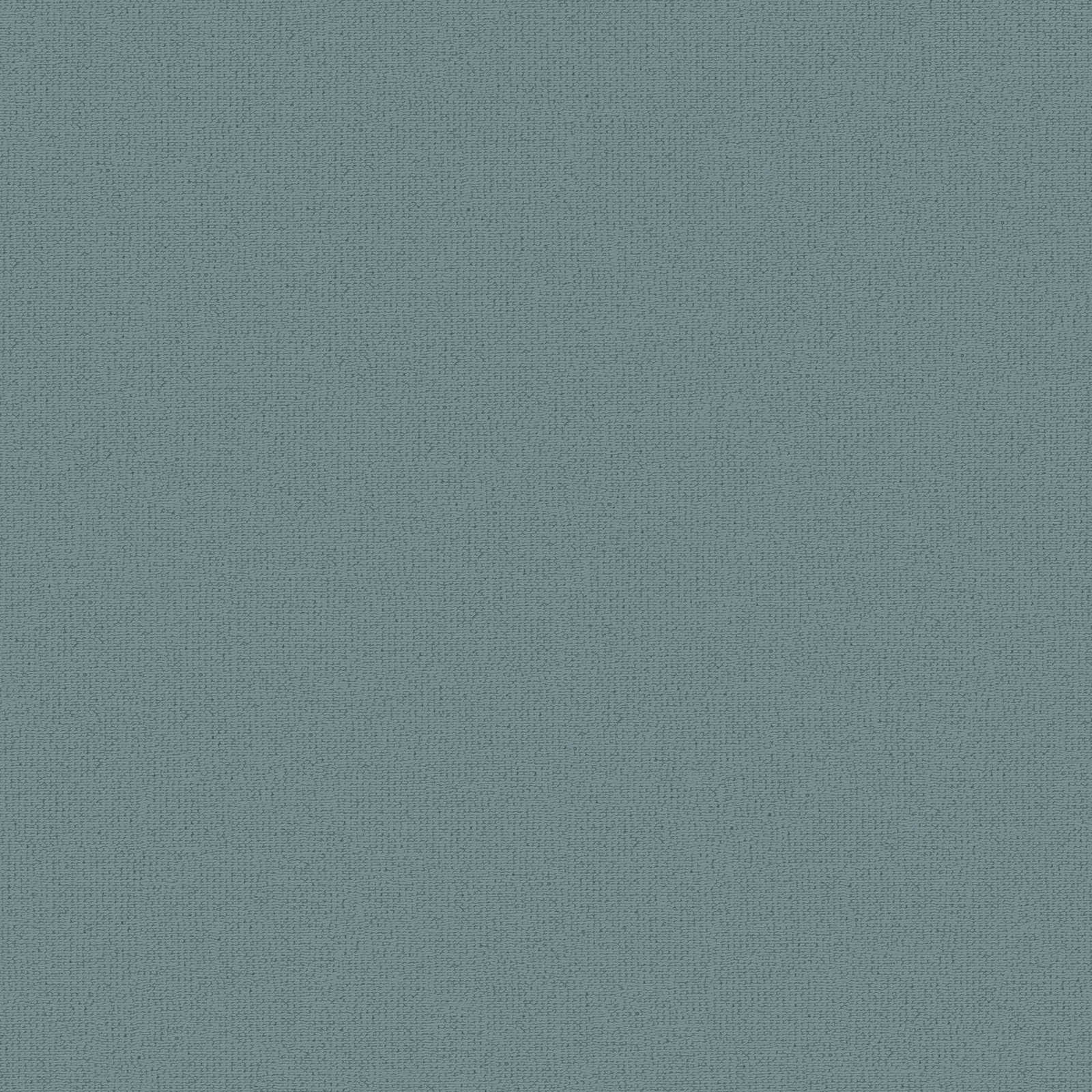 Vienkrāsainas tapetes ar lina izskatu: tumši zaļā krāsā, AS 390399 AS Creation