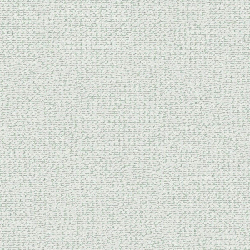 Plain wallpapers with linen look: green, 1372376 AS Creation