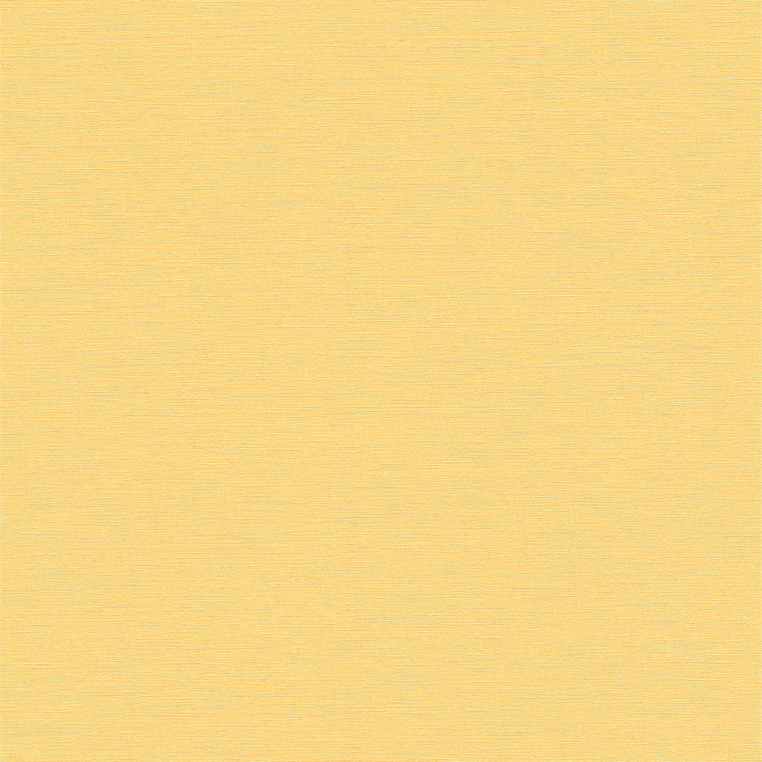 Vienkrāsainas tapetes ar lina tekstūru: dzeltenā krāsā,  389036 AS Creation