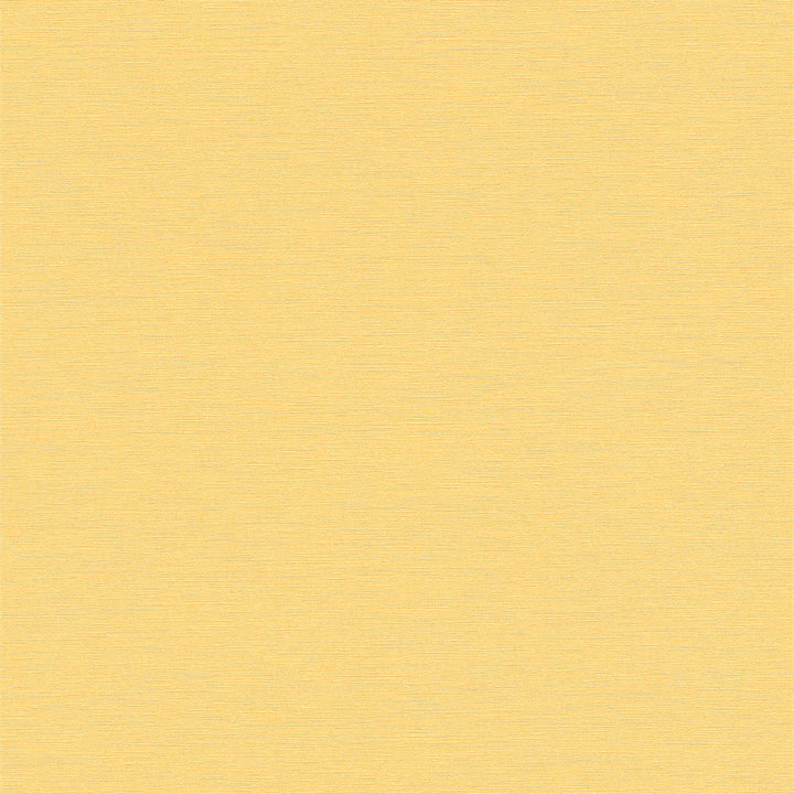 Vienkrāsainas tapetes ar lina tekstūru: dzeltenā krāsā,  389036 AS Creation