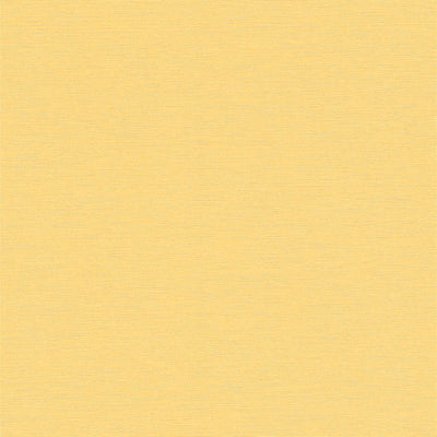 Vienkrāsainas tapetes ar lina tekstūru: dzeltenā krāsā,  1367654 AS Creation