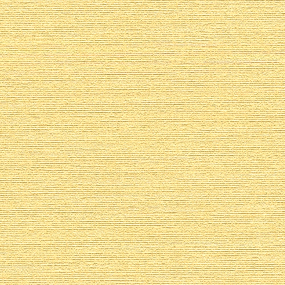 Vienkrāsainas tapetes ar lina tekstūru: dzeltenā krāsā,  389036 AS Creation