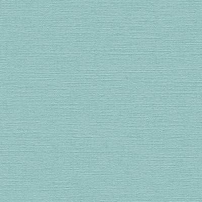 Vienkrāsainas tapetes ar lina tekstūru: tirkīzā krāsā, 1367656 AS Creation