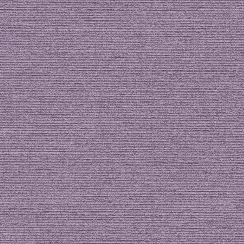 Vienkrāsainas tapetes ar lina tekstūru: violetā krāsā,  389039 AS Creation