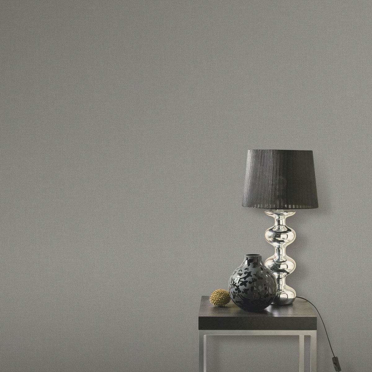 Vienkrāsainas tapetes ar metālisku efektu, zaļā/zeltā, 3766414 Erismann