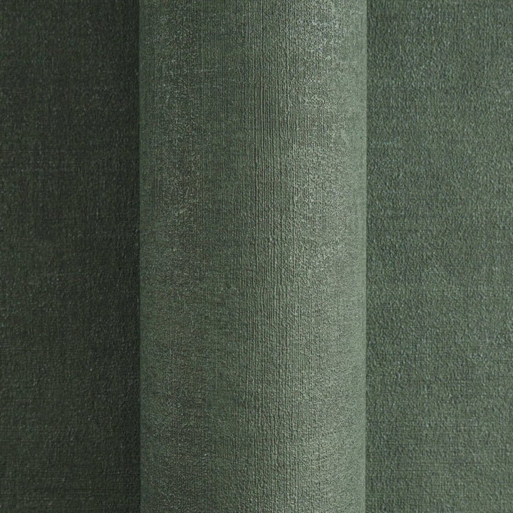 Tapetes ar smalku auduma izskatu un maigu mirdzuma efektu | tumši zaļā AS Creation