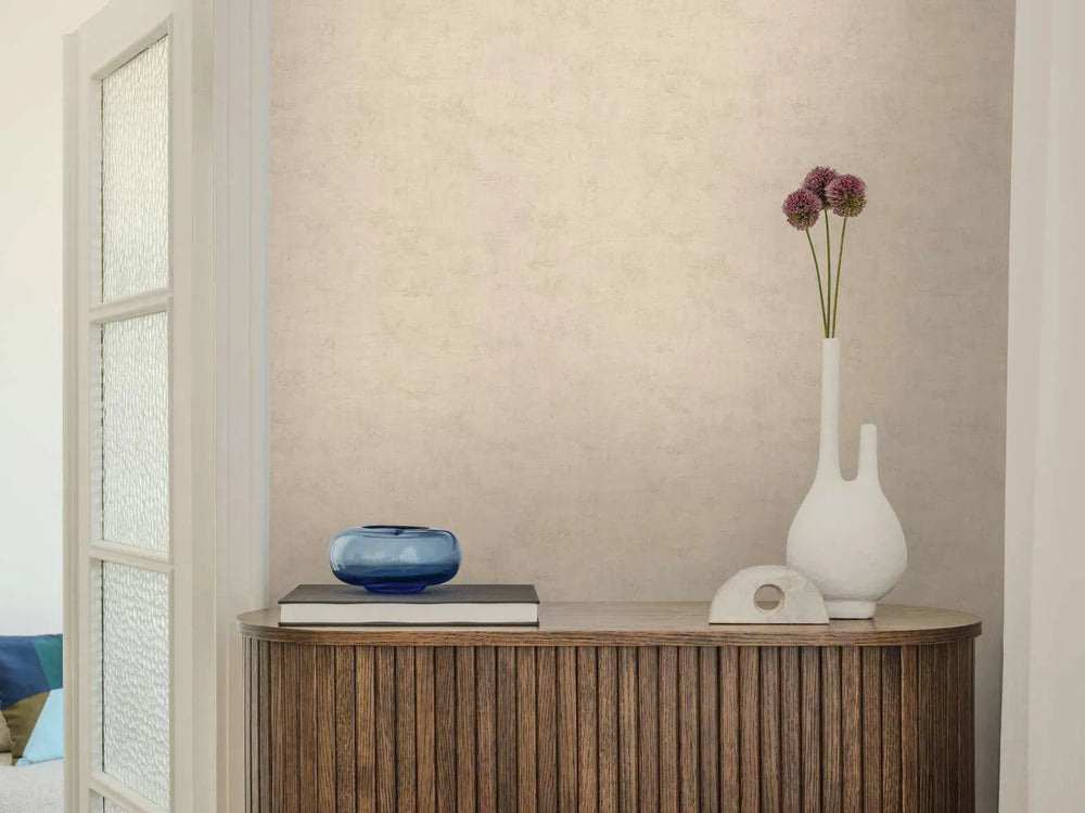 Tapetes ar smalku tekstūru un matētu dizainu - smilškrāsas - 3011765 AS Creation