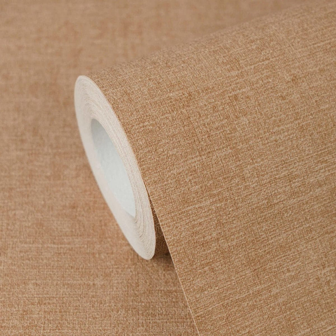 Vienkrāsainas tapetes ar smalku tekstūru| brūnā krāsā - 3012153 AS Creation