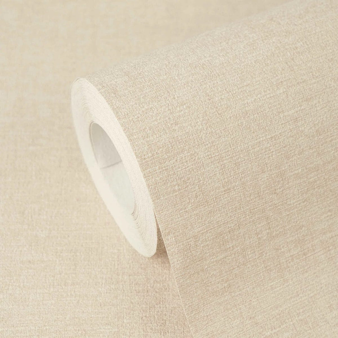 Vienkrāsainas tapetes ar smalku un matētu faktūru - smilškrāsas AS Creation