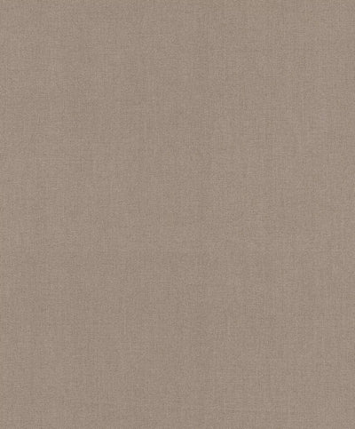 Plain wallpapers with textile texture in brown, 2325345 RASCH