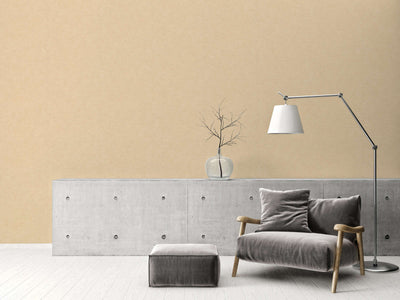 Plain wallpapers with textile look - beige, 1404605 AS Creation