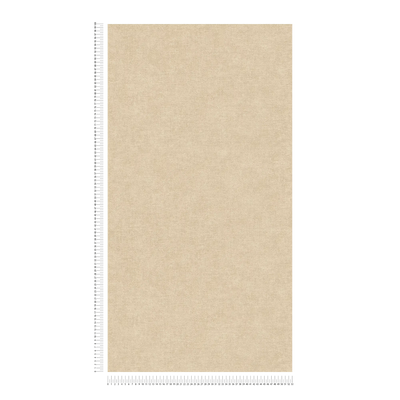 Plain wallpapers with textile look - beige, 1404607 AS Creation