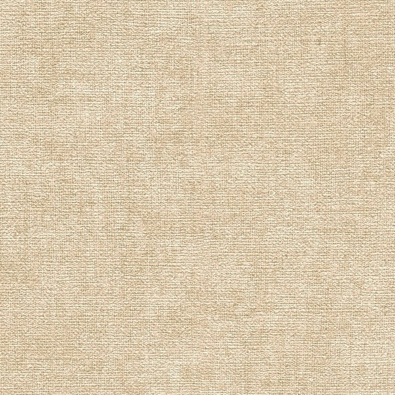 Plain wallpapers with textile look - beige, 1404607 AS Creation