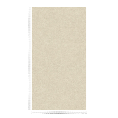Plain wallpapers with textile look - beige, 1404606 AS Creation