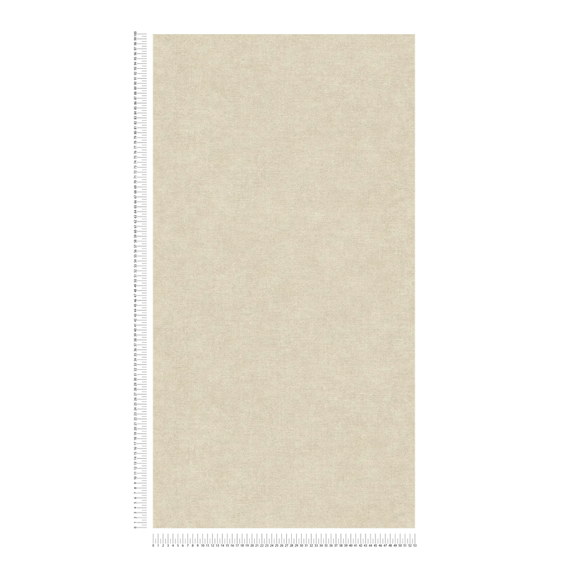 Plain wallpapers with textile look - beige, 1404606 AS Creation