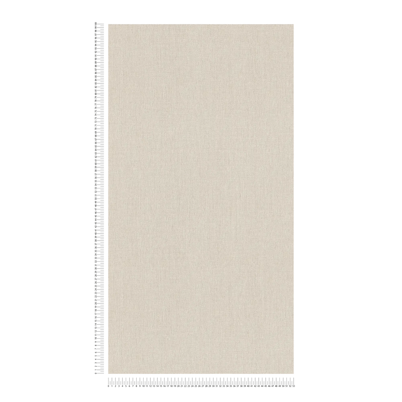 Yksivärinen tapetti tekstiililook - beige, 1406340 AS Creation
