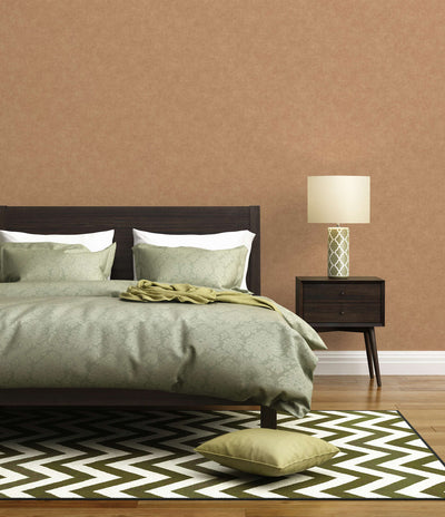 Plain wallpapers with textile appearance - brown, 1404611 AS Creation