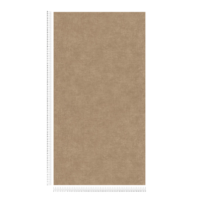 Plain wallpapers with textile appearance in brown, 1404622 AS Creation