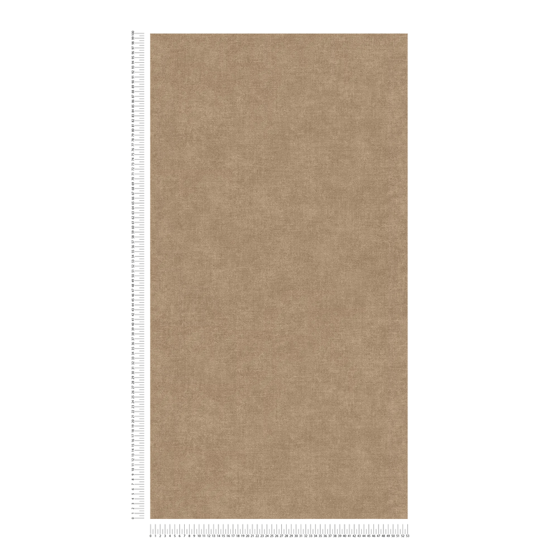 Plain wallpapers with textile appearance in brown, 1404622 AS Creation