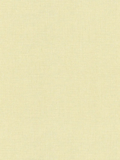 Plain wallpapers with textile appearance - light yellow, 1406341 AS Creation