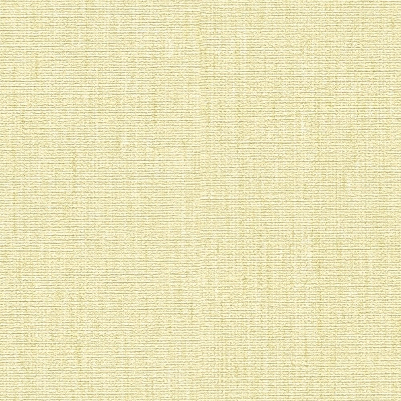 Plain wallpapers with textile appearance - light yellow, 1406341 AS Creation