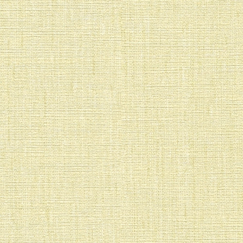 Vienkrāsainas tapetes ar tekstila izskatu - gaiši dzeltenā krāsā, 1406341 AS Creation
