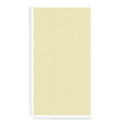 Plain wallpapers with textile appearance - light yellow, 1406341 AS Creation