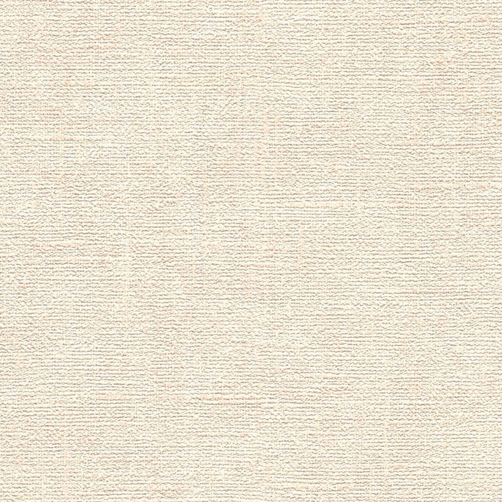 Vienkrāsainas tapetes ar tekstila izskatu - krēmkrāsā, 395652 AS Creation
