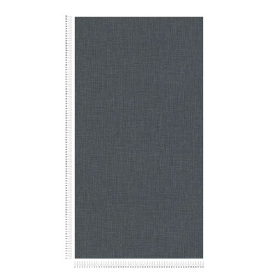 Vienspalviai tapetai su tekstilės išvaizda - juoda, 1406354 AS Creation