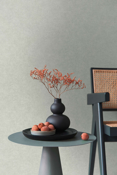 Plain wallpapers with textile appearance - grey, 1404612 AS Creation