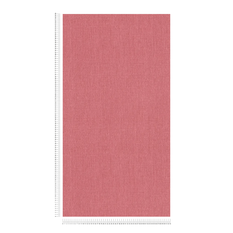 Plain wallpapers with textile appearance - red, 1406352 AS Creation