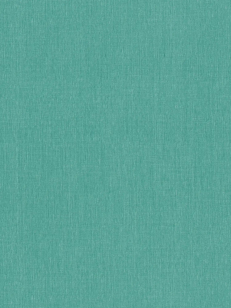 Plain wallpapers with textile look - turquoise, 1406353 AS Creation