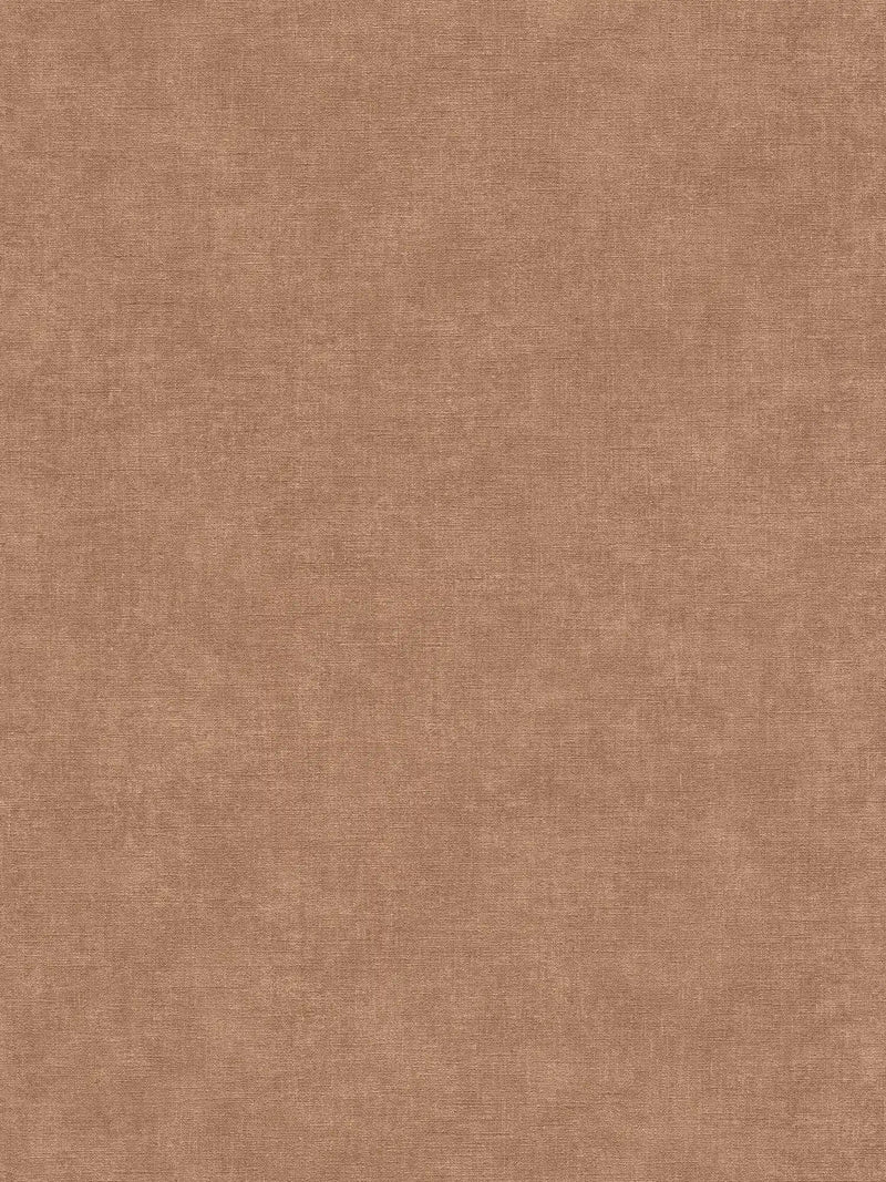 Plain wallpapers with textile appearance dark brown, 1404624 AS Creation