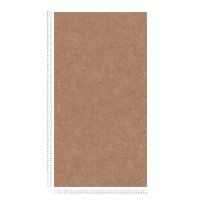 Plain wallpapers with textile appearance dark brown, 1404624 AS Creation