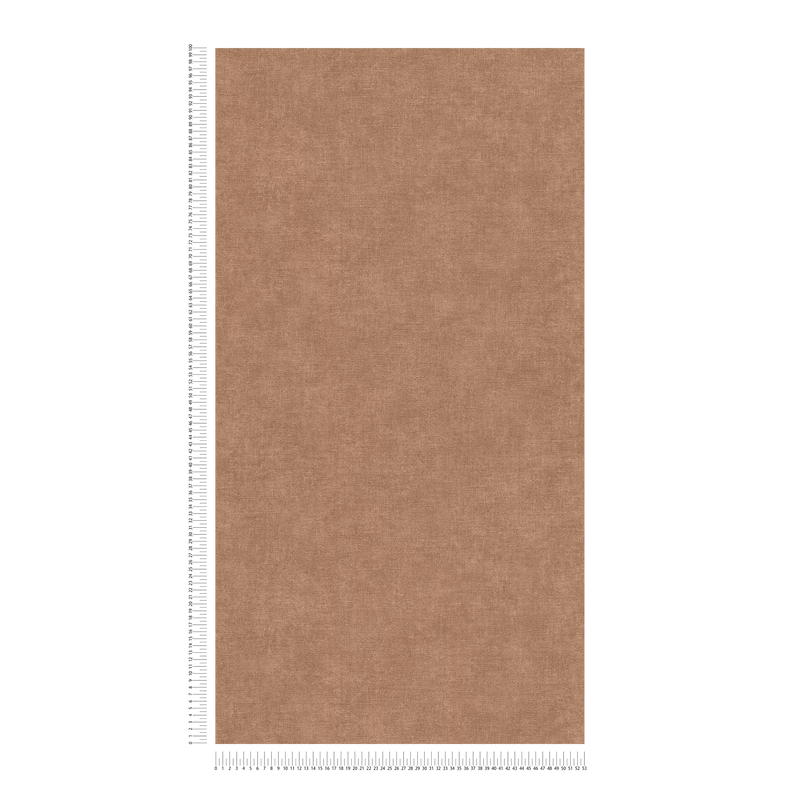 Plain wallpapers with textile appearance dark brown, 1404624 AS Creation