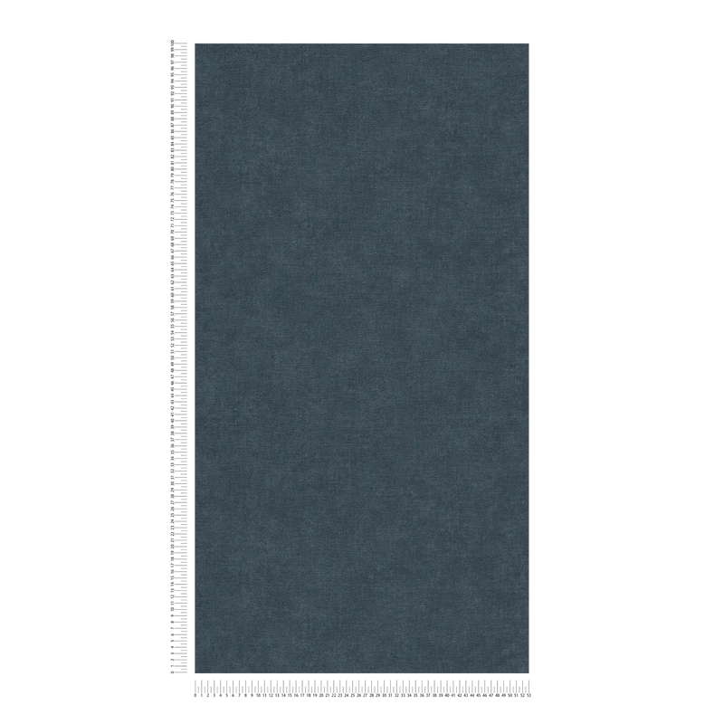 Plain wallpapers with textile appearance, dark blue, 1404630 AS Creation