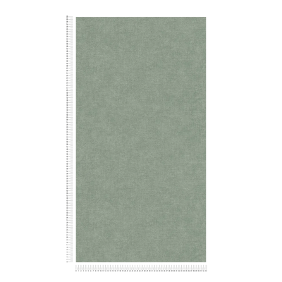 Plain wallpapers with textile appearance green, 1404621 AS Creation