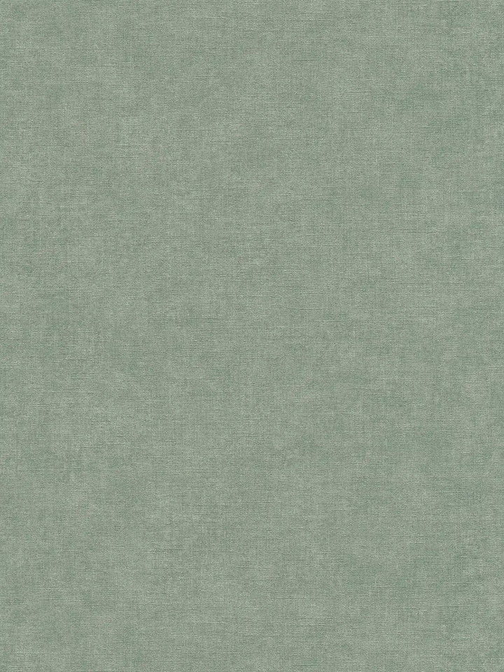 Vienkrāsainas tapetes guļamistabai zaļā krāsā, 395665 AS Creation
