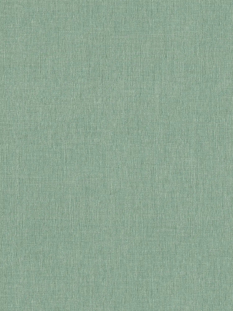 Plain wallpapers with textile look - green, 1406347 AS Creation