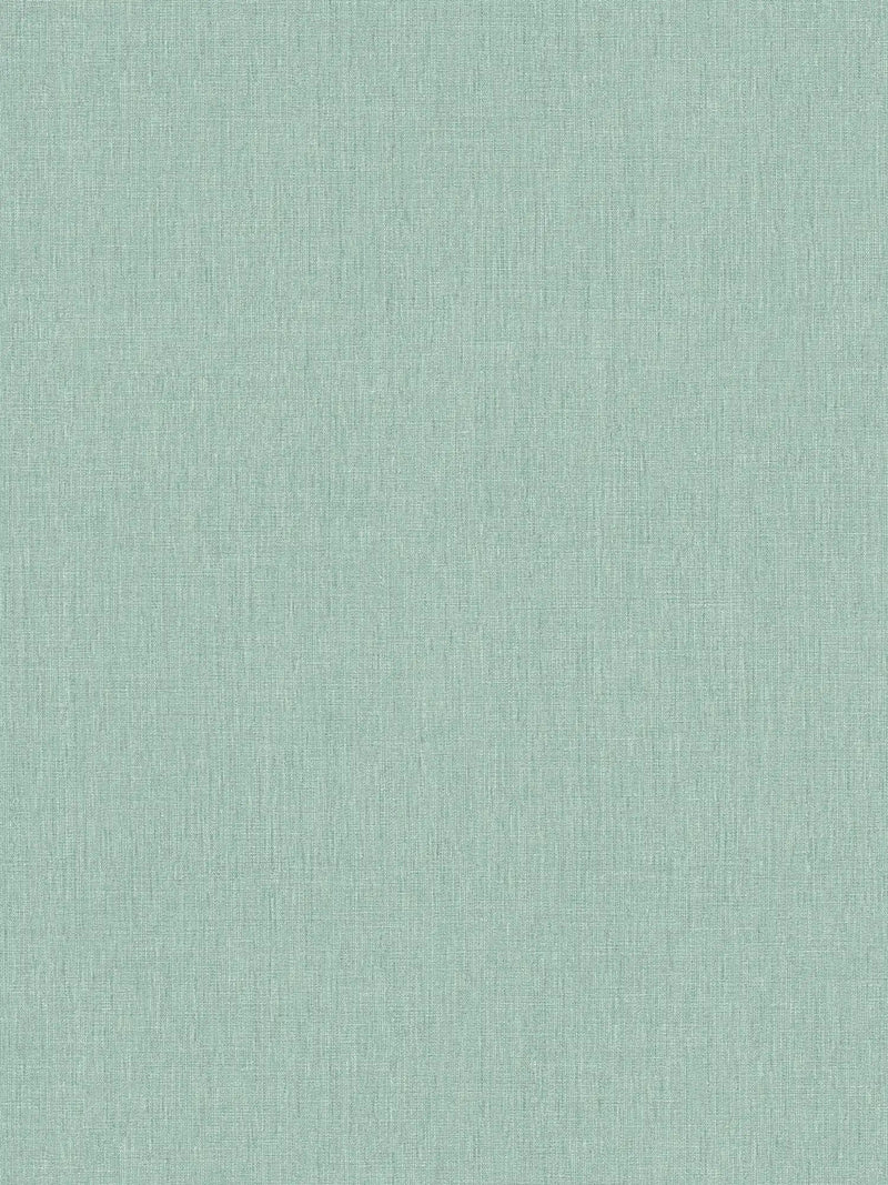 Yksivärinen tapetti tekstiililook - vihreä, turkoosi, sininen, 1406337 AS Creation