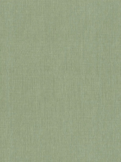 Plain wallpapers with textile look - green, 1406351 AS Creation