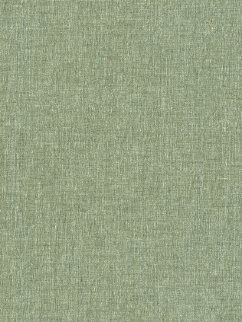 Plain wallpapers with textile look - green, 1406351 AS Creation